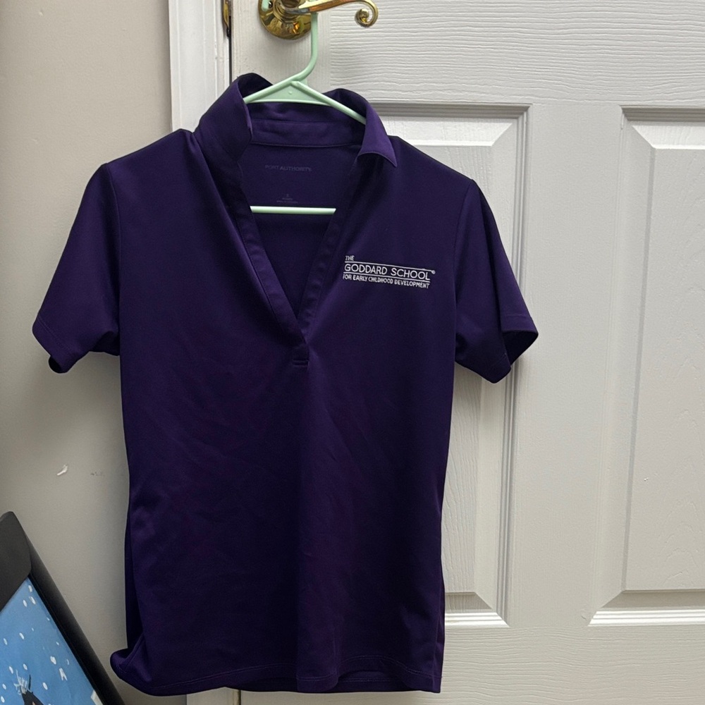 Purple Short Sleeve Polo Shirt